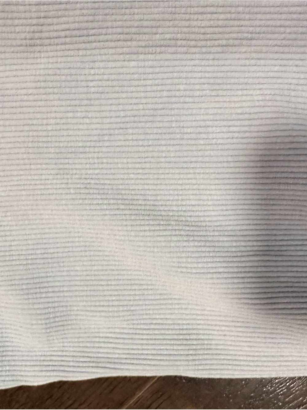 H&M Light Blue Ribbed Off-Shoulder Crop Top - Picture 4 of 4